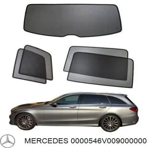 0000546V009000000 Mercedes maçaneta interna direita da porta dianteira