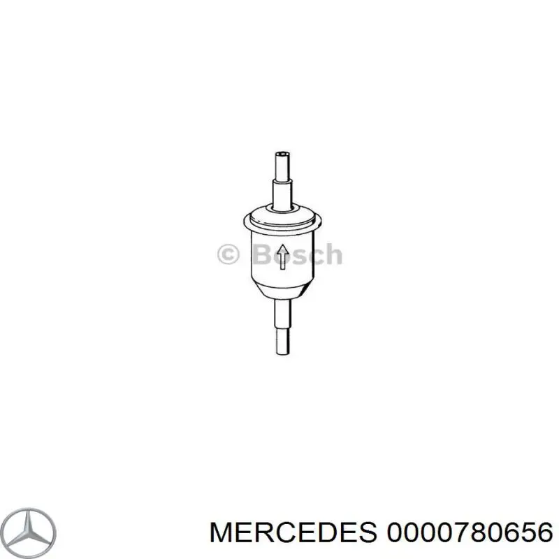 Фильтр тонкой очистки топлива Mercedes 0000780656 цена, от 0.81 USD