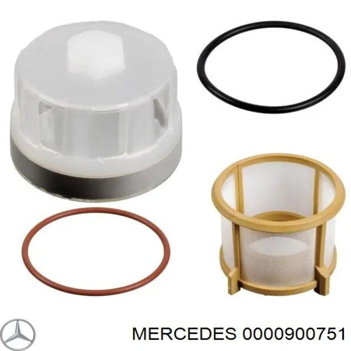 0000900751 Mercedes Фильтр топлива