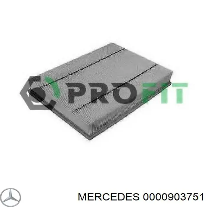 Купить 0000903751 Mercedes Автомобильный фильтр воздуха