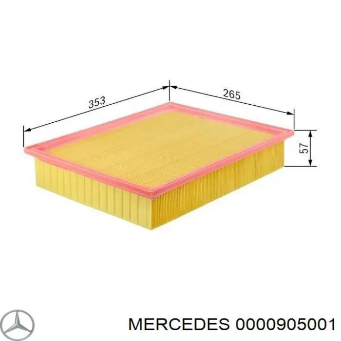 Купить 9065280300 Mercedes Корпус воздушного фильтра