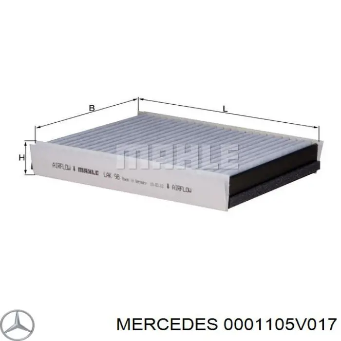  0001105V017 Mercedes