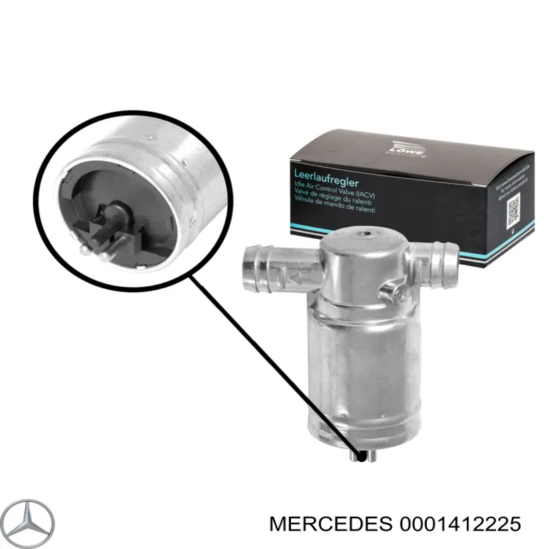 Клапан холостого хода Mercedes 0001412225 цена, от 54.49 USD