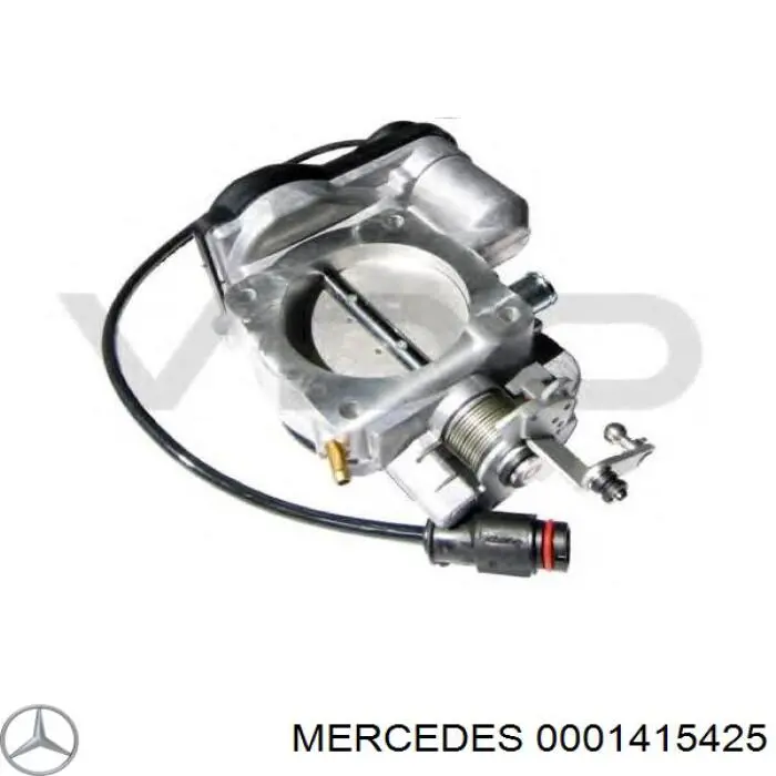 0001415425 Mercedes válvula de borboleta montada