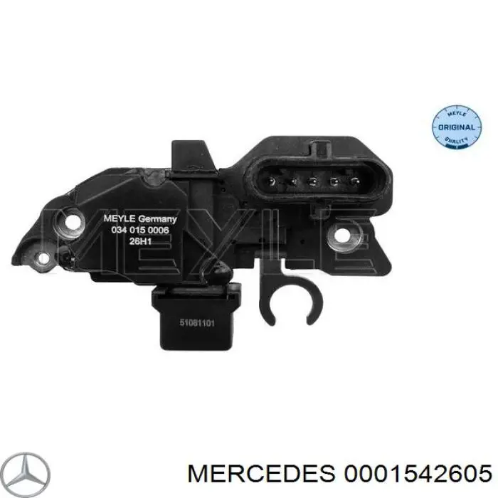 Реле генератора 0001542605 Mercedes