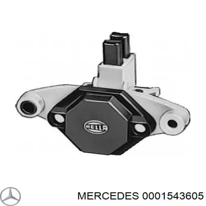 0001543605 Mercedes relê-regulador do gerador (relê de carregamento)