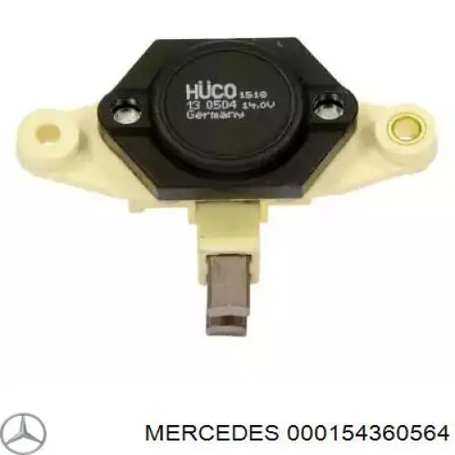 000154360564 Mercedes relê-regulador do gerador (relê de carregamento)
