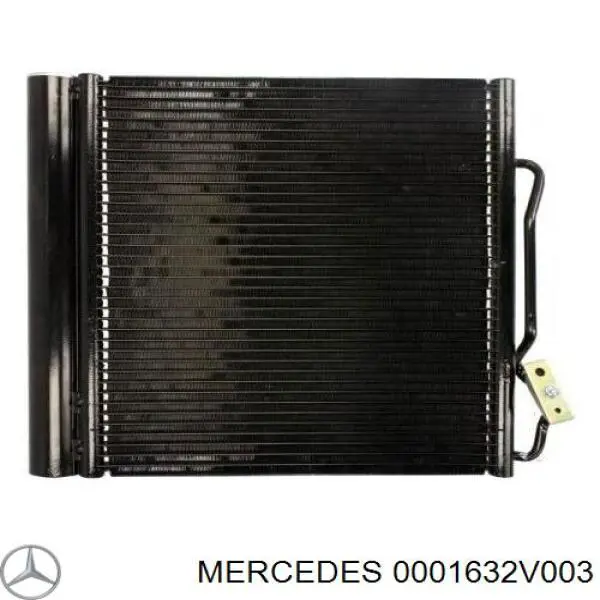 0001632V003 Mercedes радиатор кондиционера