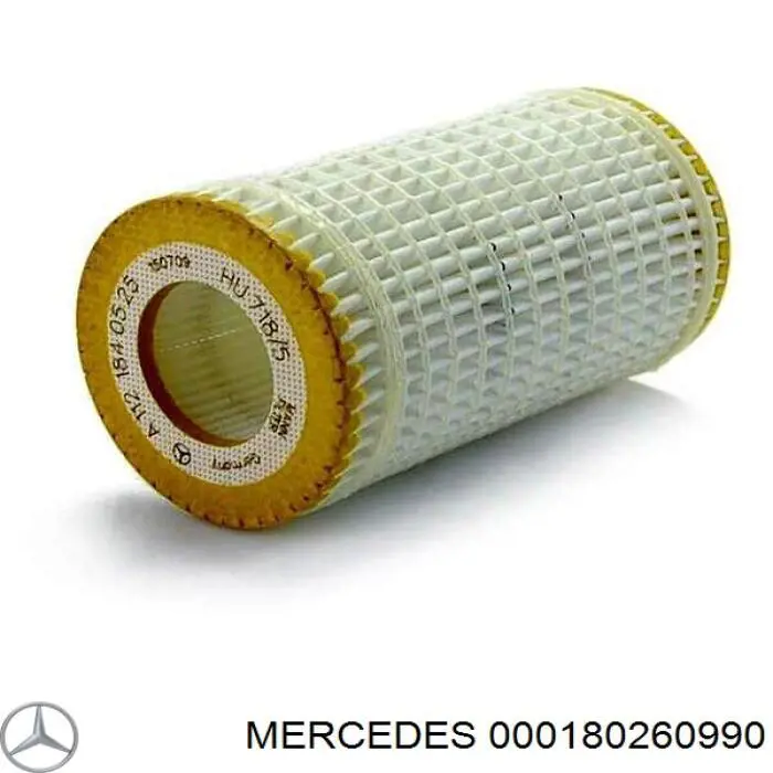 Filtro de óleo Mercedes 000180260990