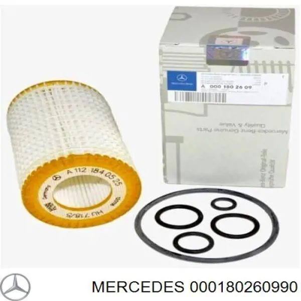 000180260990 Mercedes Filtro de óleo