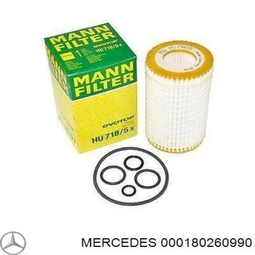 Filtro de óleo Mercedes 000180260990 preço, a partir de 15,88 USD