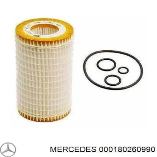 Filtro de óleo Mercedes 000180260990 preço, a partir de 15,88 USD