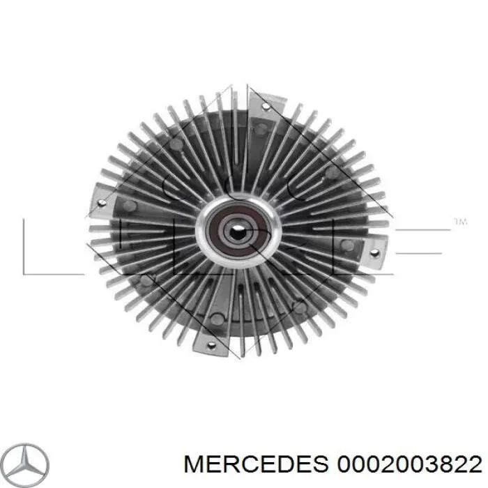 0002003822 Mercedes вискомуфта (вязкостная муфта вентилятора охлаждения)
