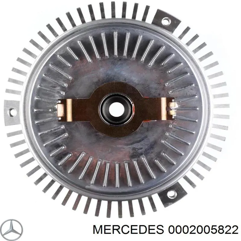 0002005822 Mercedes вискомуфта (вязкостная муфта вентилятора охлаждения)