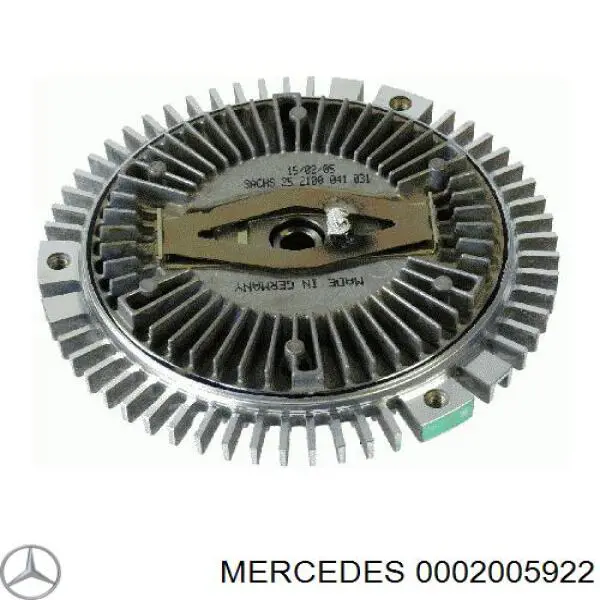 0002005922 Mercedes вискомуфта (вязкостная муфта вентилятора охлаждения)