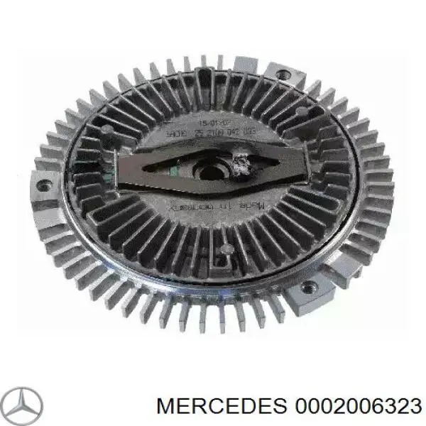 0002006323 Mercedes ventilador (roda de aletas do radiador de esfriamento)