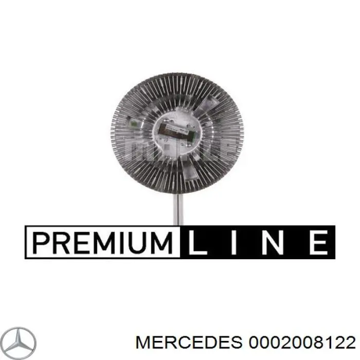 0002008122 Mercedes Гидромуфта привода вентилятора