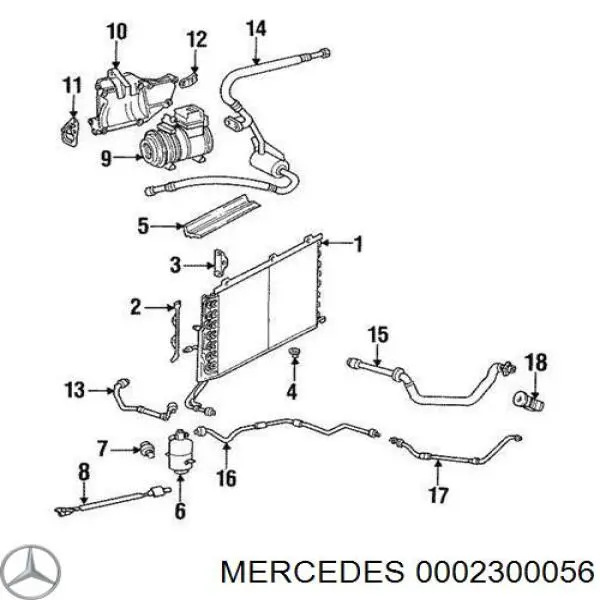  A0002300056 Mercedes