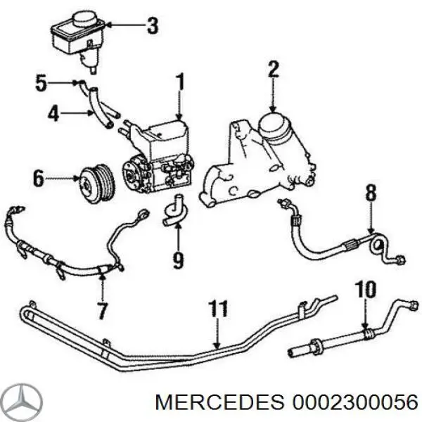 Купить 0002300056 Mercedes Уплотнительное кольцо, универсальное