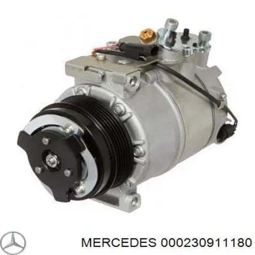 Компрессор кондиционера 000230911180 Mercedes