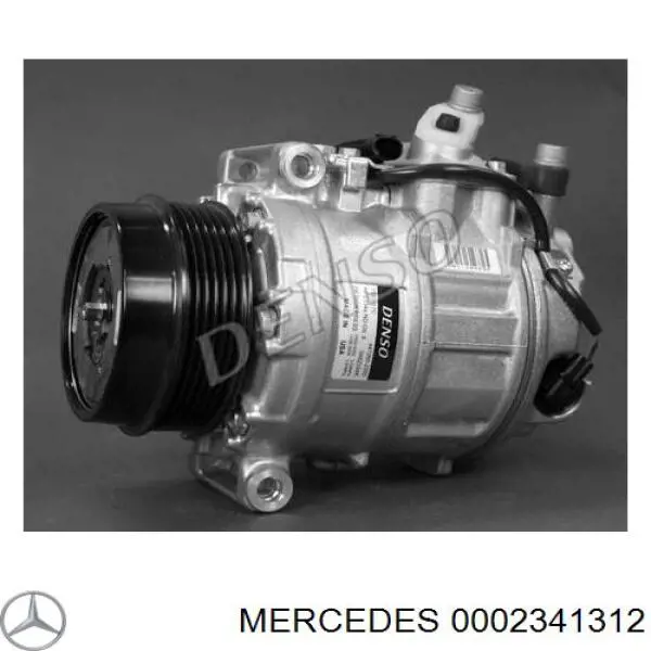 0002341312 Mercedes шкив компрессора кондиционера