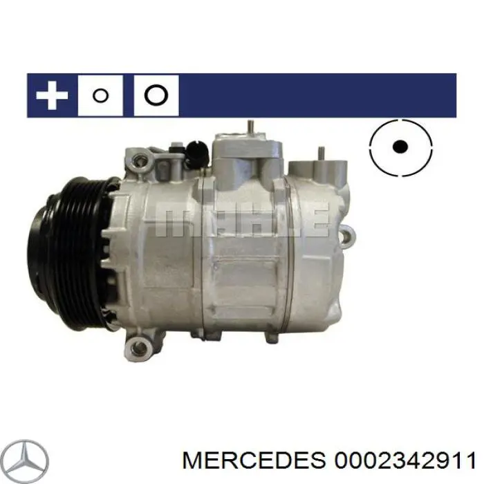 0002342911 Mercedes compressor de aparelho de ar condicionado