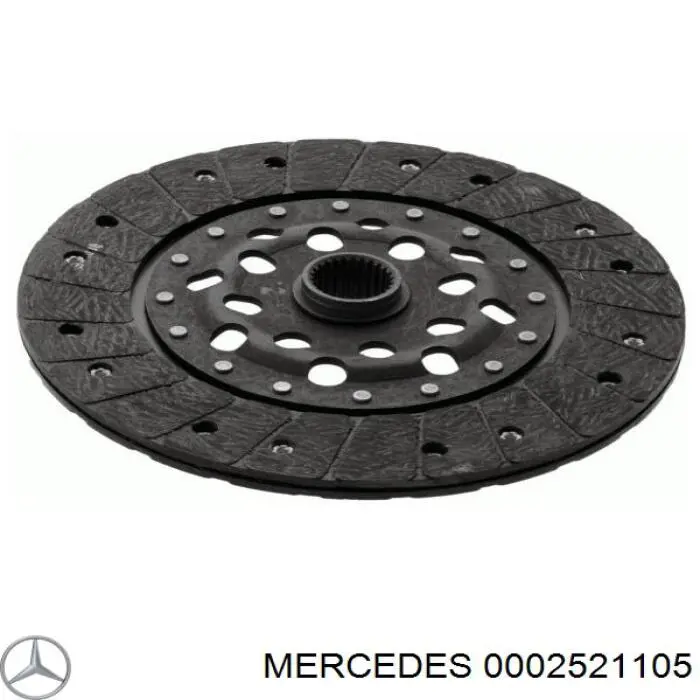 0002521105 Mercedes disco de embraiagem