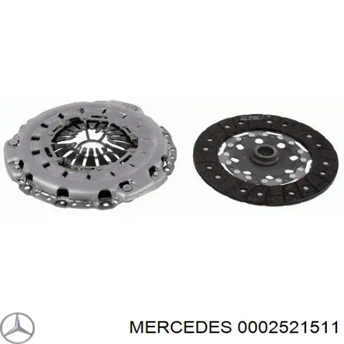 0002521511 Mercedes cesta de embraiagem