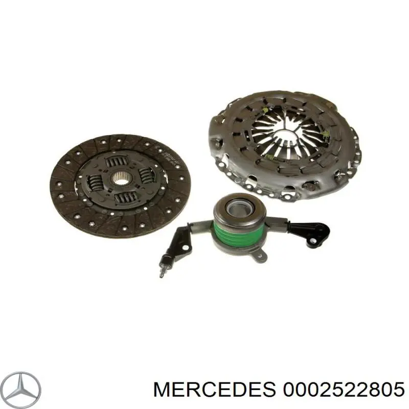 0002522805 Mercedes диск сцепления