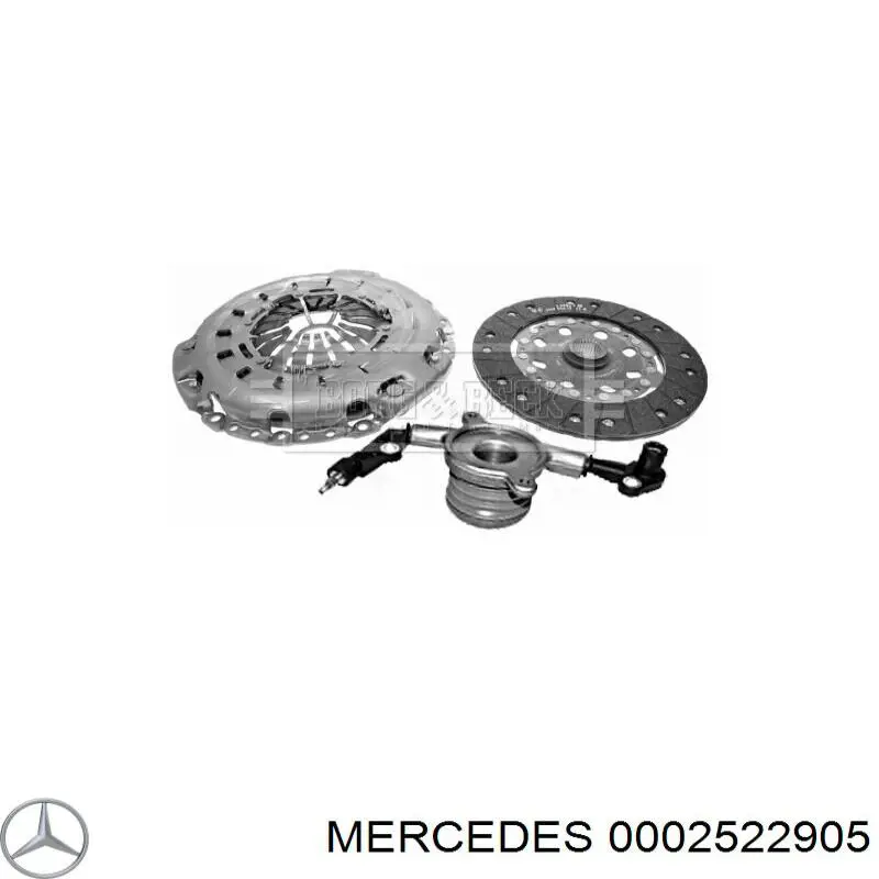 Диск сцепления Mercedes 0002522905 цена, от 35.31 USD