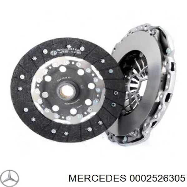 Комплект сцепления (3 части) Mercedes 0002526305 цена, от 221.84 USD