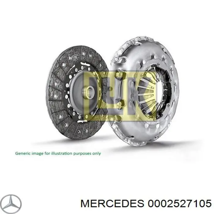 0002527105 Mercedes disco de embraiagem