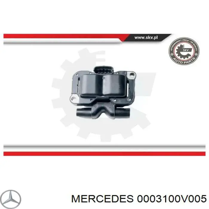 Катушка зажигания 0003100V005 Mercedes