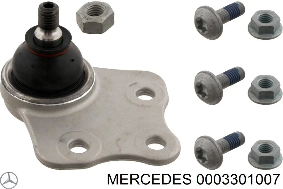 Купить 0003301007 Mercedes Верхняя шаровая опора