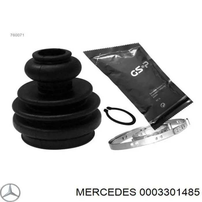 Купить 0003301485 Mercedes Пыльник гранаты внутренний, передней полуоси