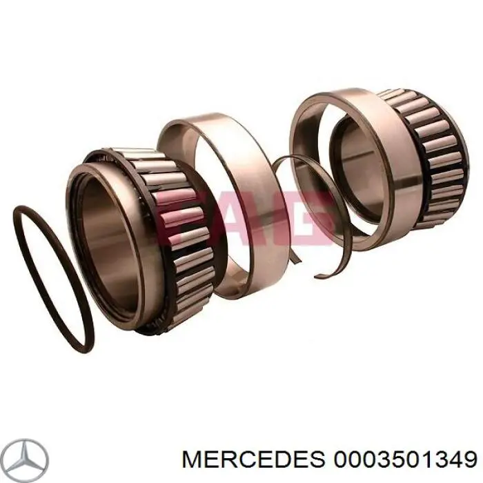 Подшипник задней ступицы 0003501349 Mercedes