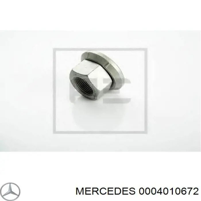 Гайка колесная Mercedes 0004010672