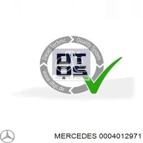Шпилька колесная задняя 0004012971 Mercedes