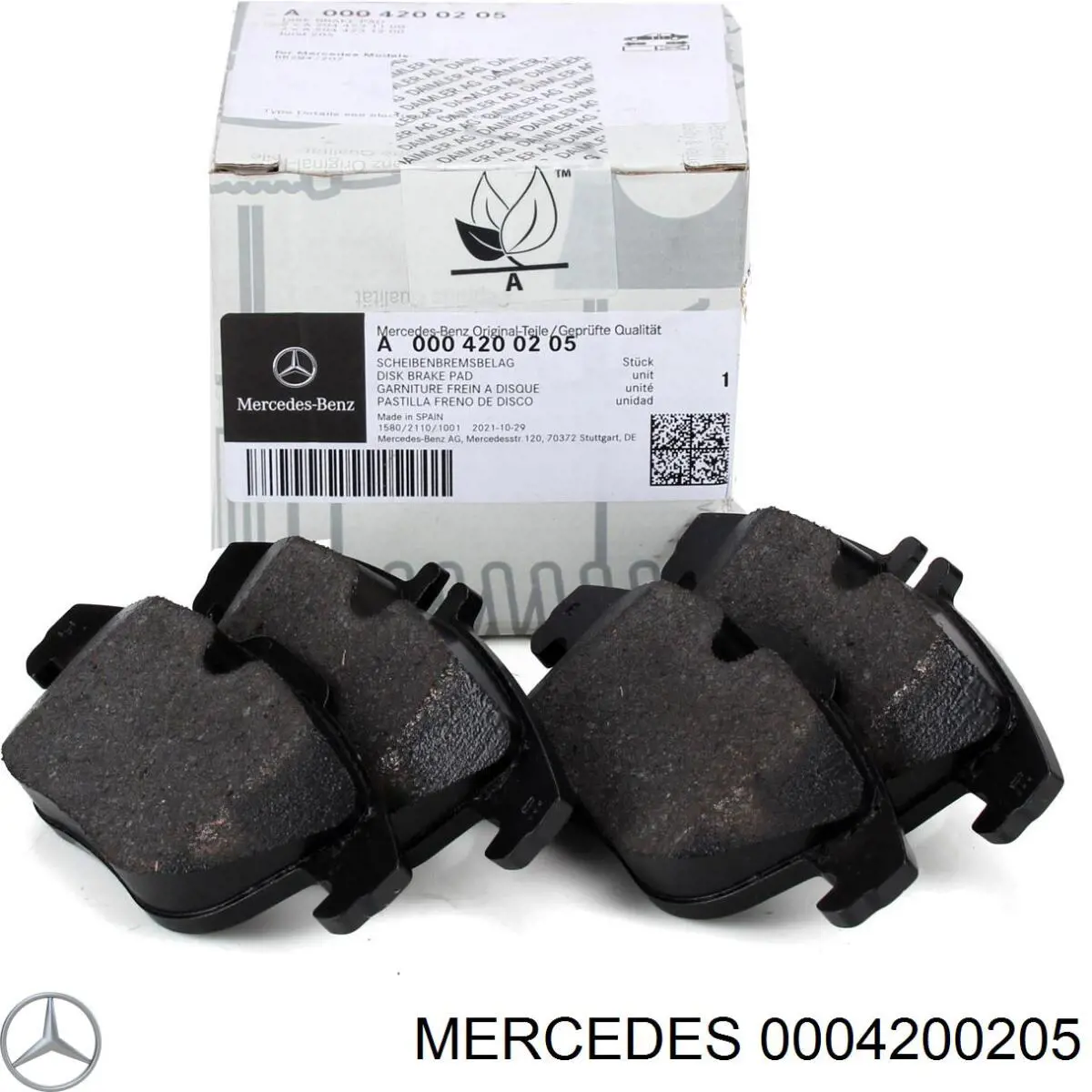 Купить 0004200205 Mercedes Колодки тормозные задние, дисковые