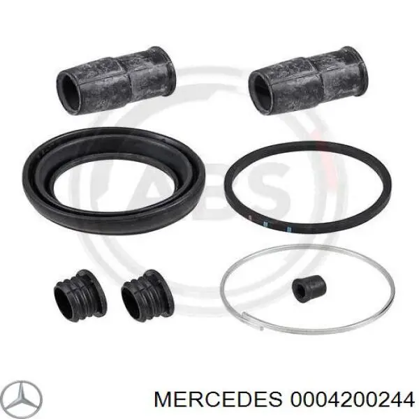 000 420 02 44 Mercedes kit de reparação de suporte do freio dianteiro