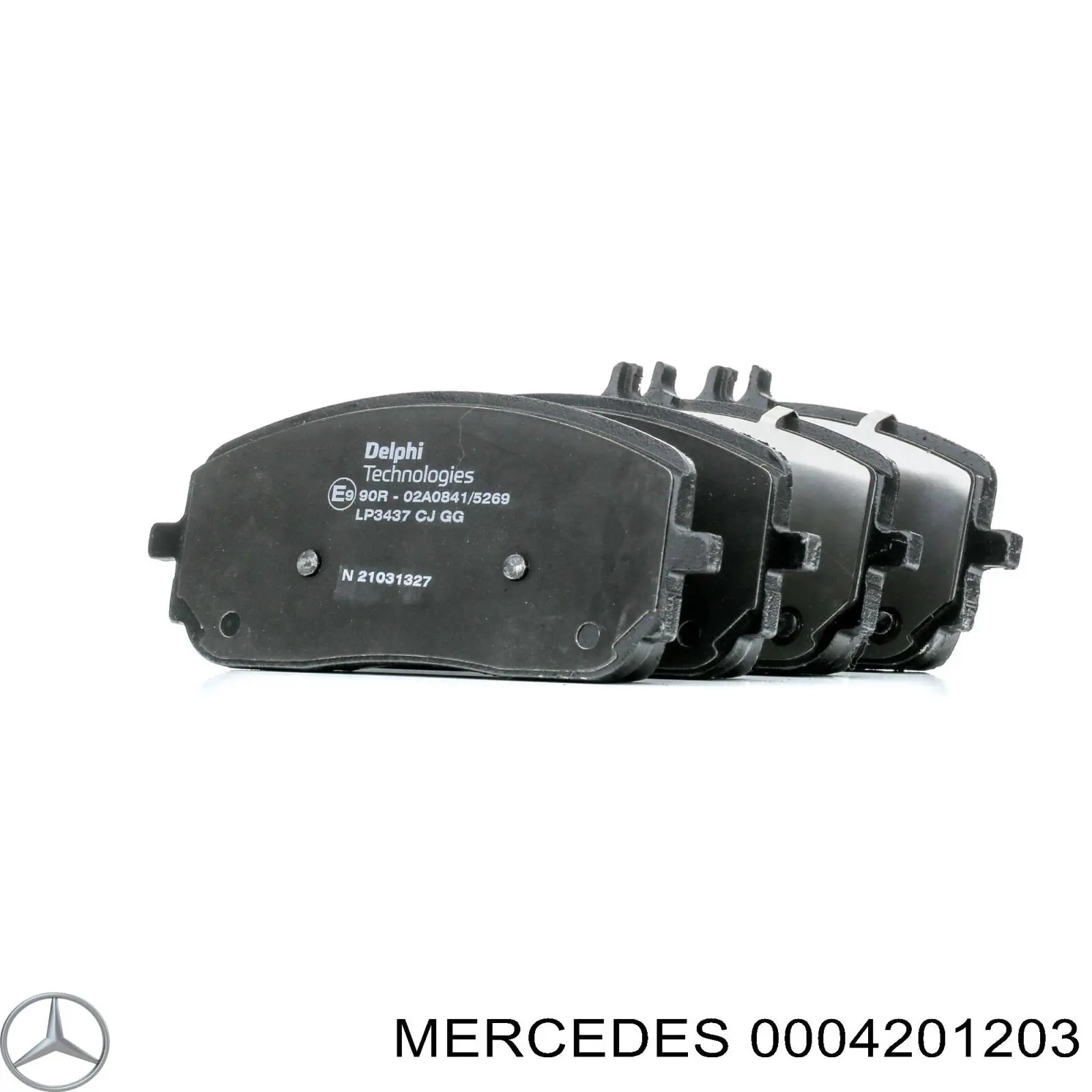 A0004201203 Mercedes Колодки передние