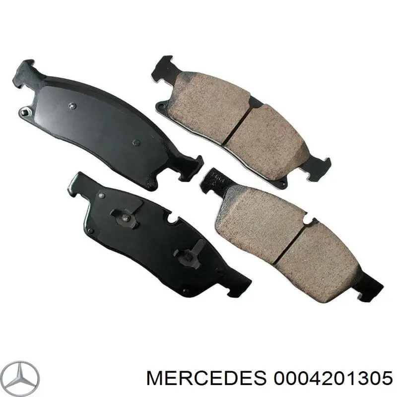 0004201305 Mercedes Колодки передние