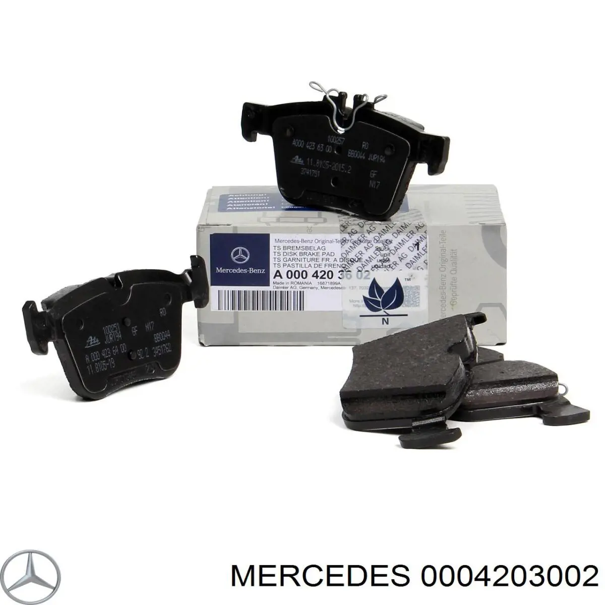 Купить 0004203002 Mercedes Колодки тормозные