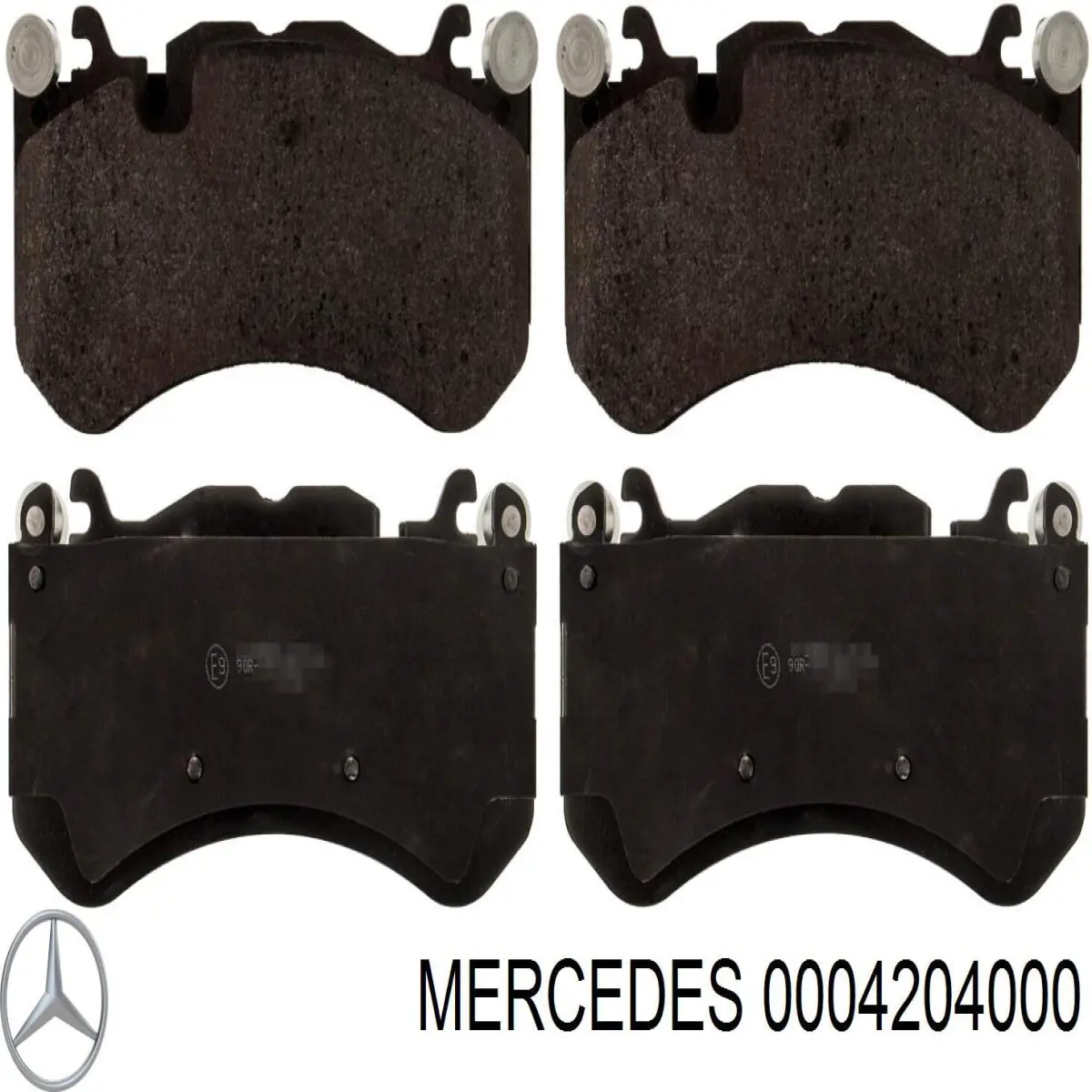 Передние тормозные колодки 0004204000 Mercedes