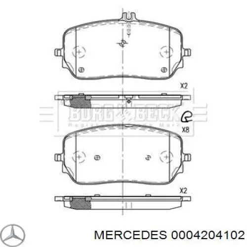 Купить 302931 VALEO Колодки тормозные задние, дисковые