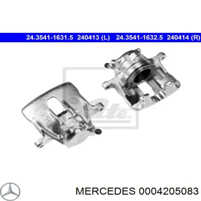 Супорт тормзной Mercedes 0004205083 цена, от 63.93 USD