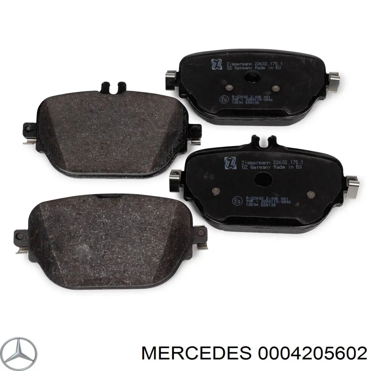 Купить 0004205602 Mercedes Колодки тормозные задние, дисковые