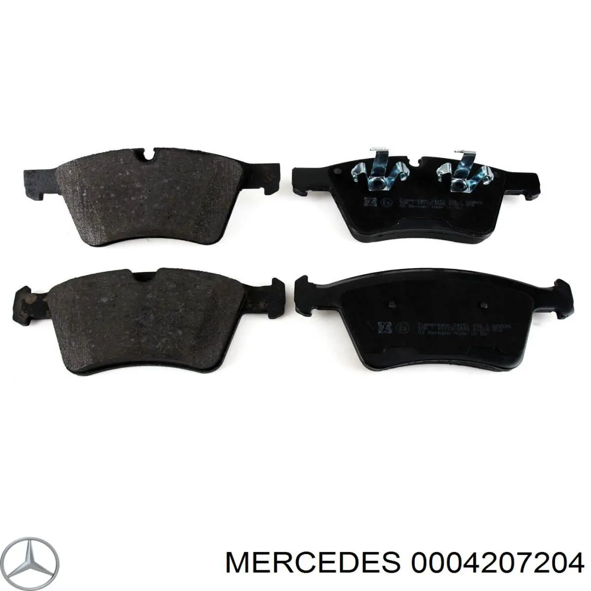 0004207204 Mercedes Колодки передние