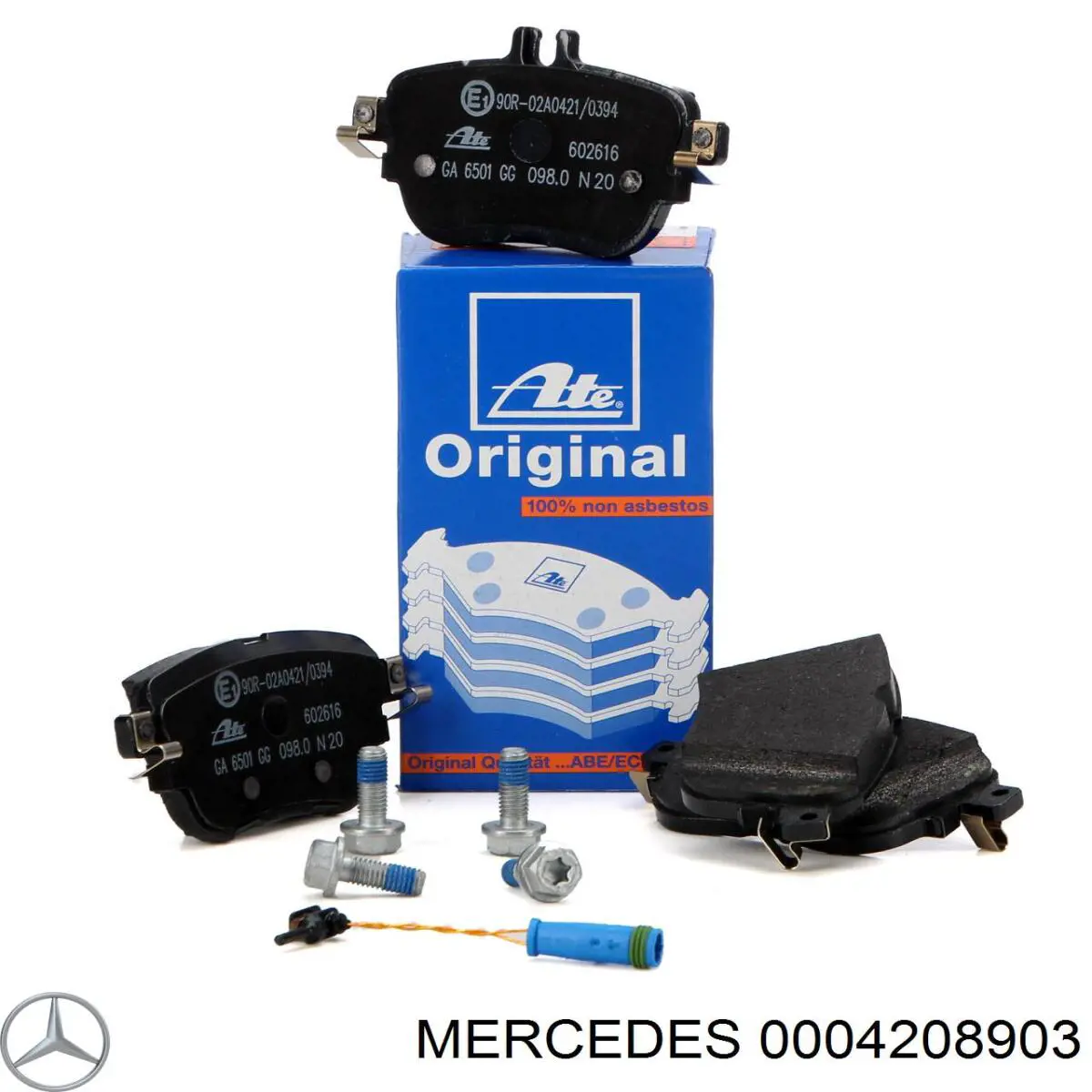 Передние тормозные колодки 0004208903 Mercedes