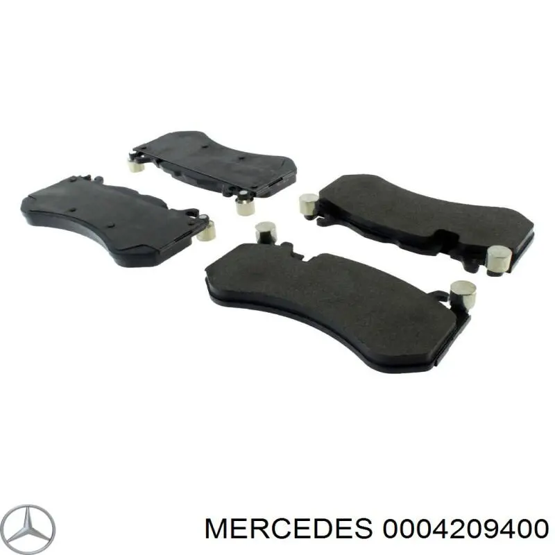 Передние тормозные колодки 0004209400 Mercedes